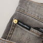 Dolce & Gabbana Elegant Gray Slim Fit Denim Jeans