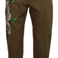 Dolce & Gabbana Elegant Floral Print Casual Pants