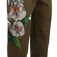 Dolce & Gabbana Elegant Floral Print Casual Pants