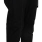 Dolce & Gabbana Elegant Tapered Black Trousers for Men