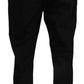 Dolce & Gabbana Elegant Tapered Black Trousers for Men