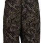 Dolce & Gabbana Elegant Military Print Cotton Shorts