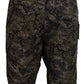 Dolce & Gabbana Elegant Military Print Cotton Shorts