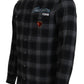 Dolce & Gabbana Elegant Black and Gray Button Down Shirt