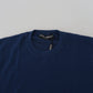 Dolce & Gabbana Elegant Blue Cashmere-Silk Men's Pullover