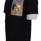 Dolce & Gabbana Chic Black Cotton Tee for the Modern Man