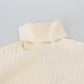 Dolce & Gabbana Ivory Turtleneck Wool Blend Sweater