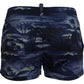 Dsquared² Tropical Wave Design Swim Shorts