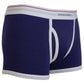 Dsquared² Chic Blue & White Cotton Stretch Trunks