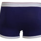 Dsquared² Chic Blue & White Cotton Stretch Trunks