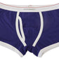 Dsquared² Chic Blue & White Cotton Stretch Trunks