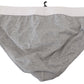 Dsquared² Elegant Gray Cotton Stretch Briefs