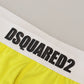 Dsquared² Chic Yellow Modal Stretch Men's Briefs