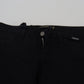 Dolce & Gabbana Elegant Black Slim Fit Denim Masterpiece