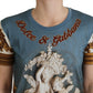 Dolce & Gabbana Chic Angel Print Casual Cotton Tee