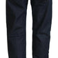 Exte Chic Dark Blue Low Waist Straight Cut Jeans