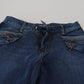 Just Cavalli Chic Flared Cotton Denim Jeans