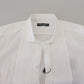 Dolce & Gabbana Exquisite White Cotton Formal Shirt