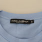 Dolce & Gabbana Elegant Light Blue Cotton Tee