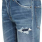 Dsquared² Chic Distressed Denim for Sophisticated Style