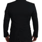 Dolce & Gabbana Elegant Black Martini Two-Piece Suit