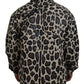 Dolce & Gabbana Multicolor Leopard Print Parka Jacket