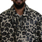 Dolce & Gabbana Multicolor Leopard Print Parka Jacket