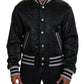 Dolce & Gabbana Sleek Black Bomber Jacket