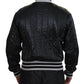 Dolce & Gabbana Sleek Black Bomber Jacket