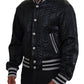 Dolce & Gabbana Sleek Black Bomber Jacket