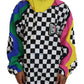 Dolce & Gabbana Multicolor Velcro Hooded Jacket