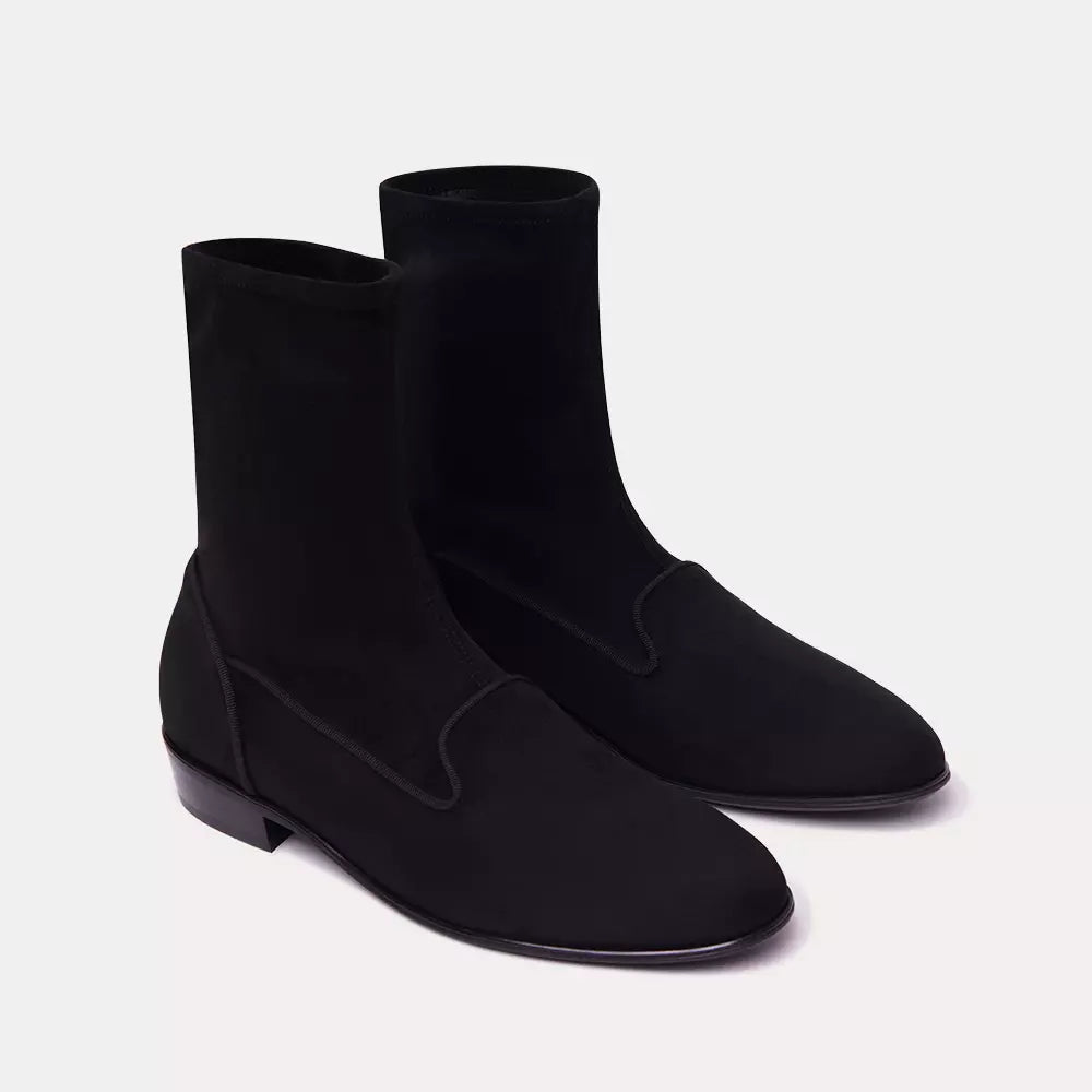 Charles Philip Sleek Suede Ankle Boots with Comfort Fit