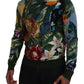 Dolce & Gabbana Jungle Embroidered Wool Silk Sweater