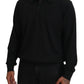 Dolce & Gabbana Elegant Black Cashmere Pullover Sweater