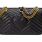 Gucci Elegant Chevron Quilted Leather Shoulder Bag