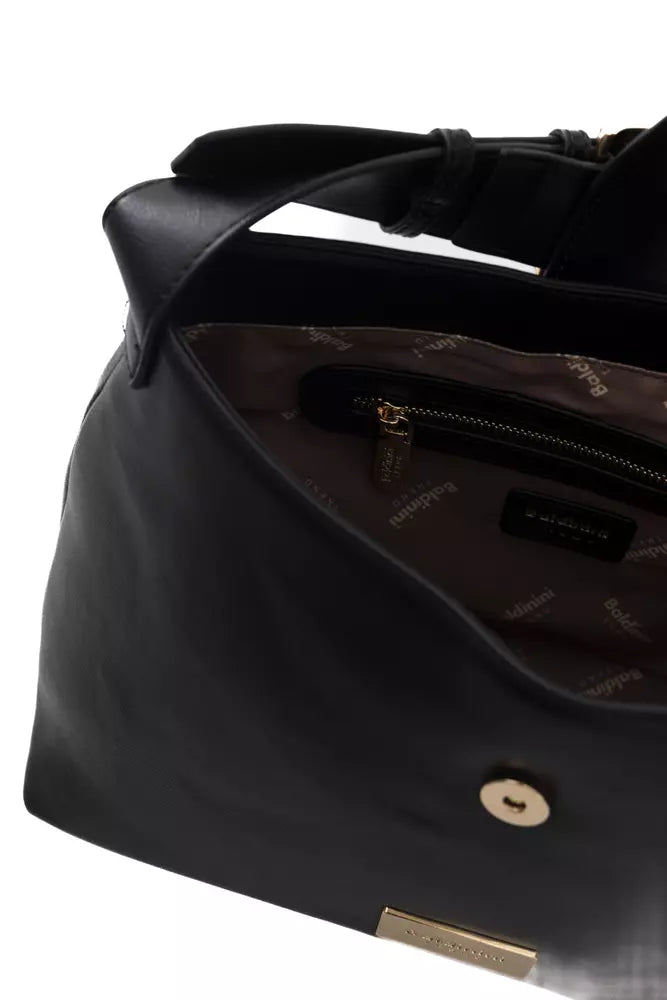 Baldinini Trend Black Polyurethane Women Handbag