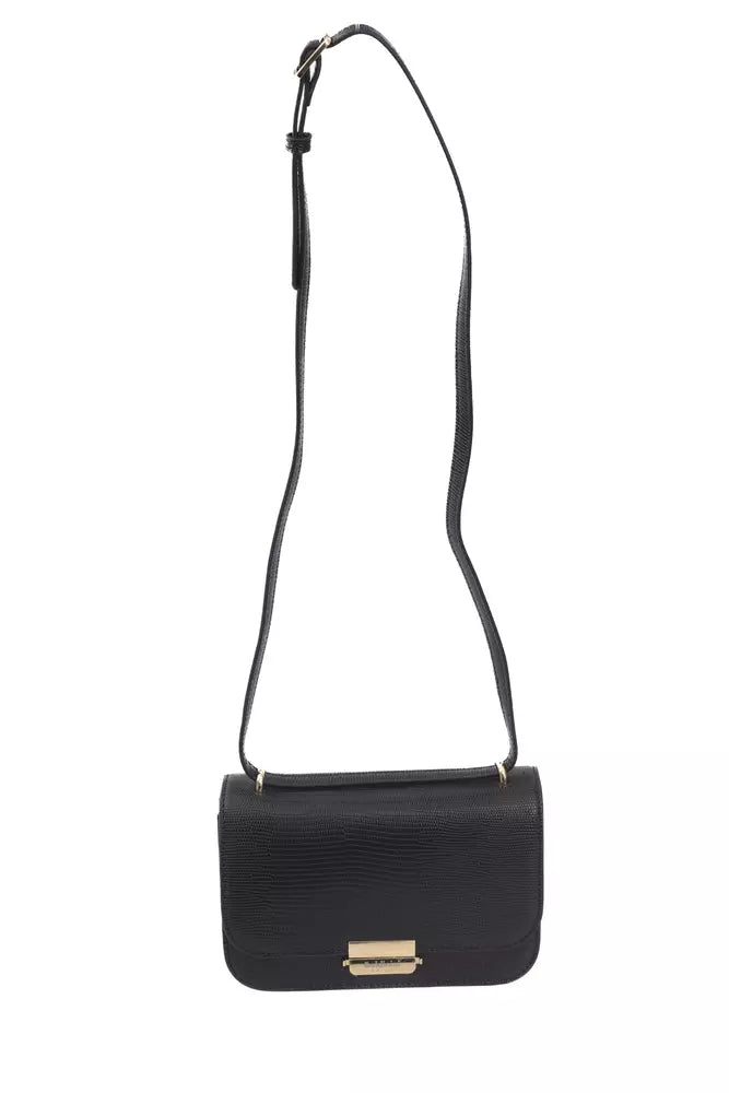 Baldinini Trend Black Polyurethane Women Crossbody Bag