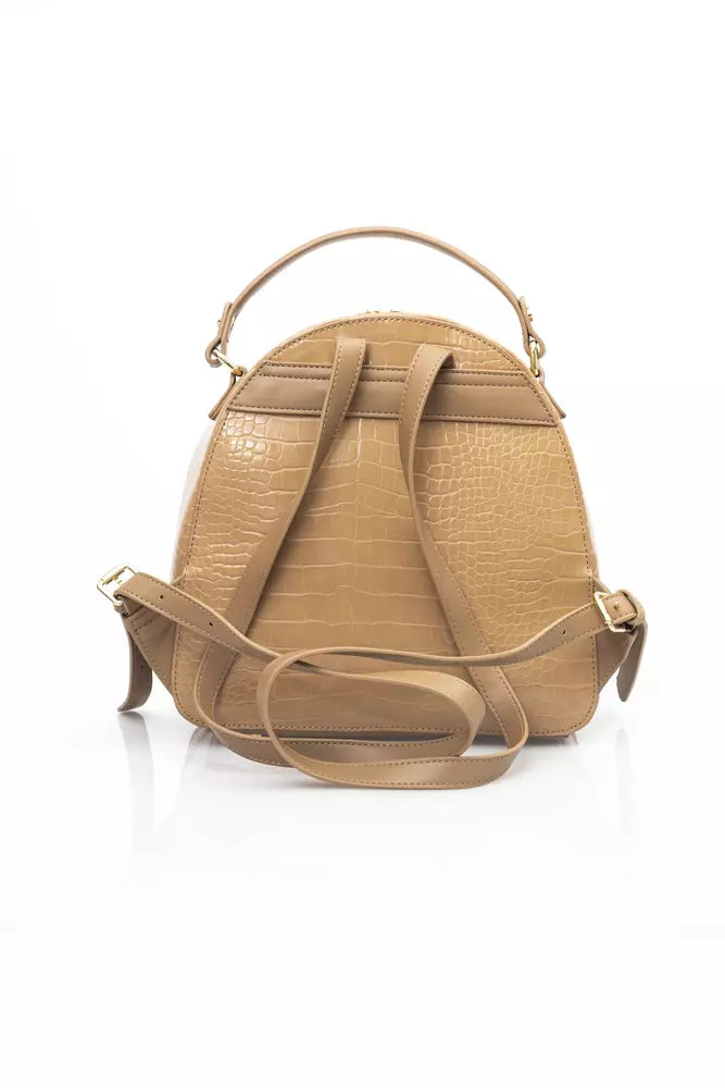 Baldinini Trend Beige Polyethylene Women Backpack