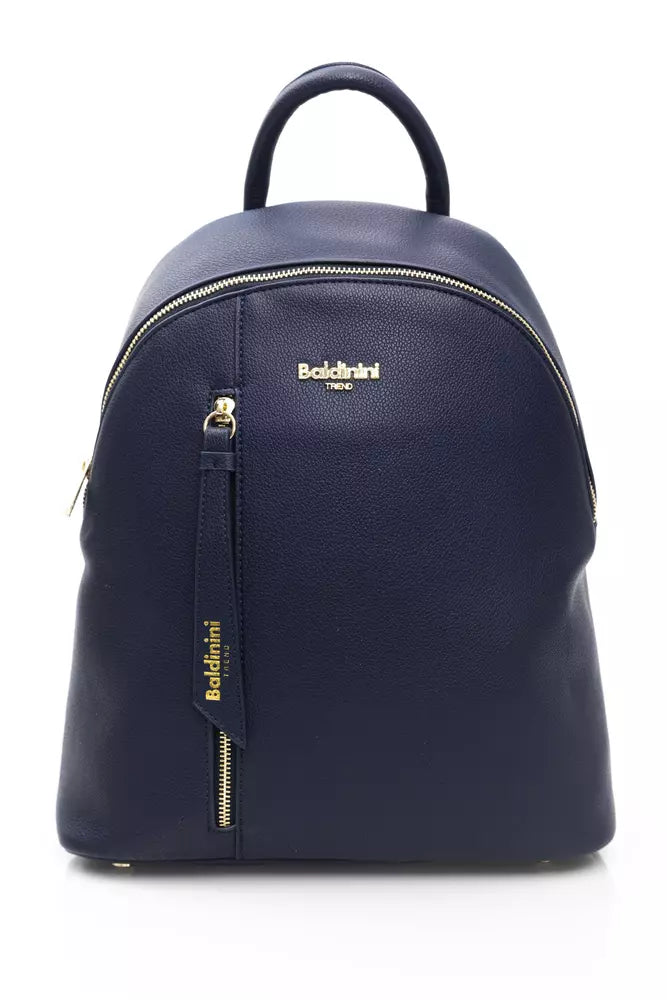 Baldinini Trend Blue Polyethylene Women Backpack