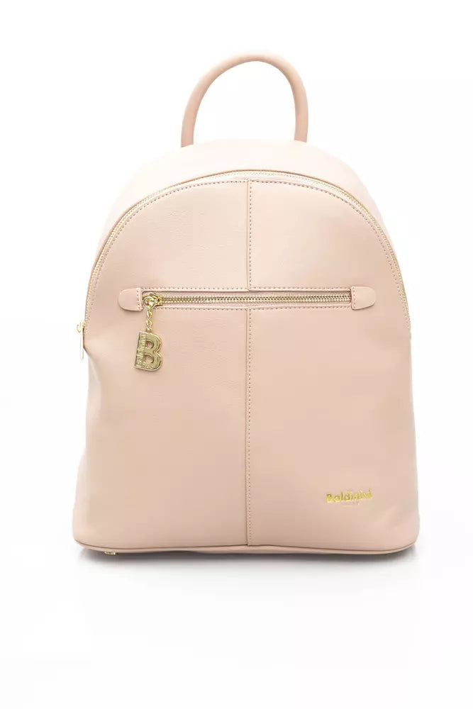 Baldinini Trend Pink Polyethylene Women Backpack