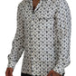 Dolce & Gabbana Elegant Silk Pajama Top with Crown Bee Print