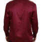 Dolce & Gabbana Elegant Silk Pajama Top in Bordeaux