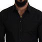 Dolce & Gabbana Elegant Black Formal Cotton Shirt