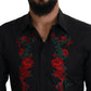 Dolce & Gabbana Elegant Floral Embroidered Cotton Shirt