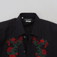 Dolce & Gabbana Elegant Floral Embroidered Cotton Shirt