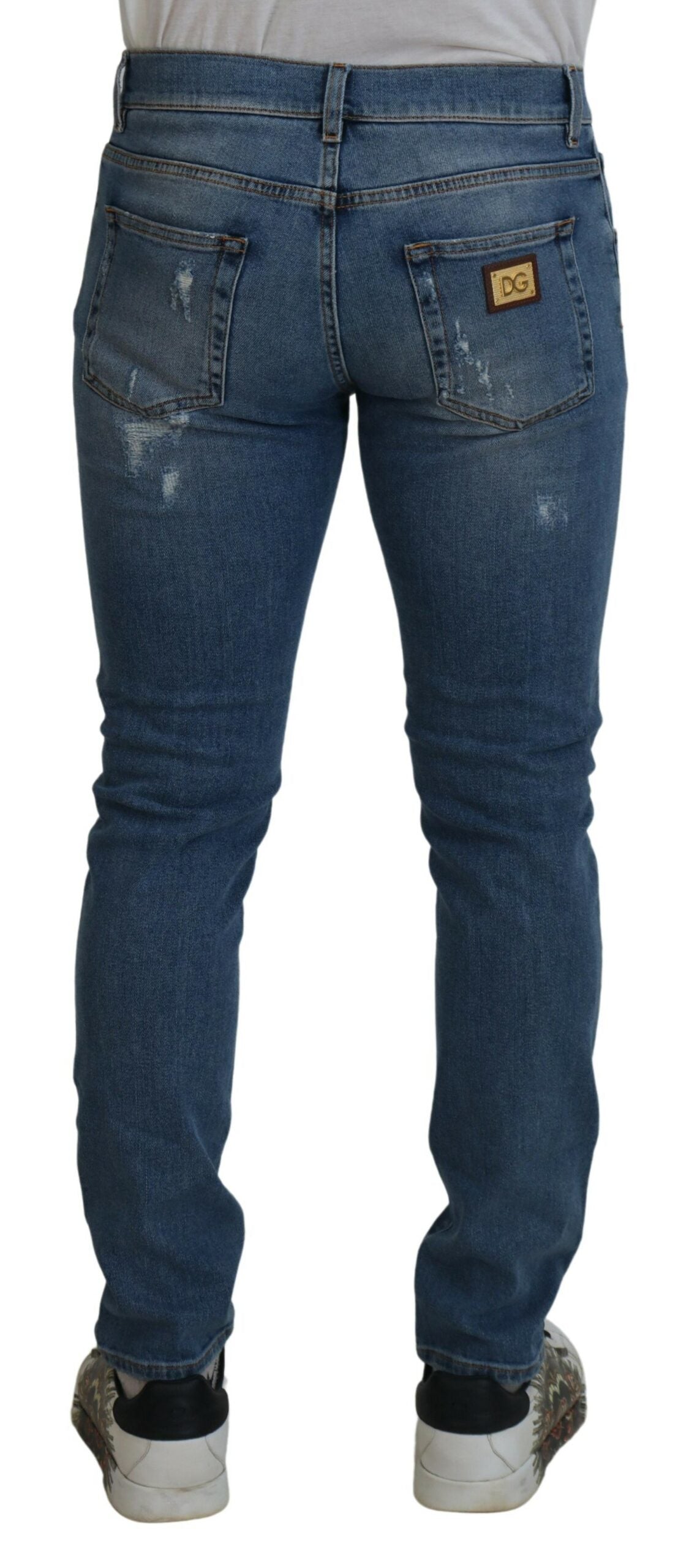 Dolce & Gabbana Chic Slim Fit Italian Denim Jeans