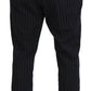 Dolce & Gabbana Elegant Striped Chino Dress Pants