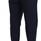 Dolce & Gabbana Elegant Dark Blue Chino Dress Pants