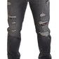 Dolce & Gabbana Elegant Gray Skinny Denim Jeans