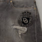 Dolce & Gabbana Elegant Gray Skinny Denim Jeans